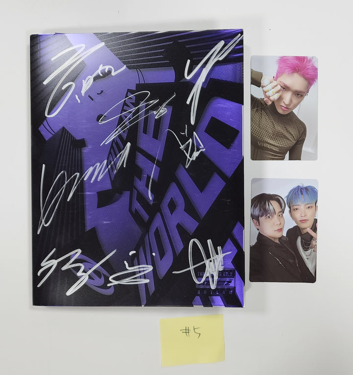 ATEEZ "THE WORLD EP.2 " 9th Mini - Hand Autographed(Signed) Promo Album - HALLYUSUPERSTORE