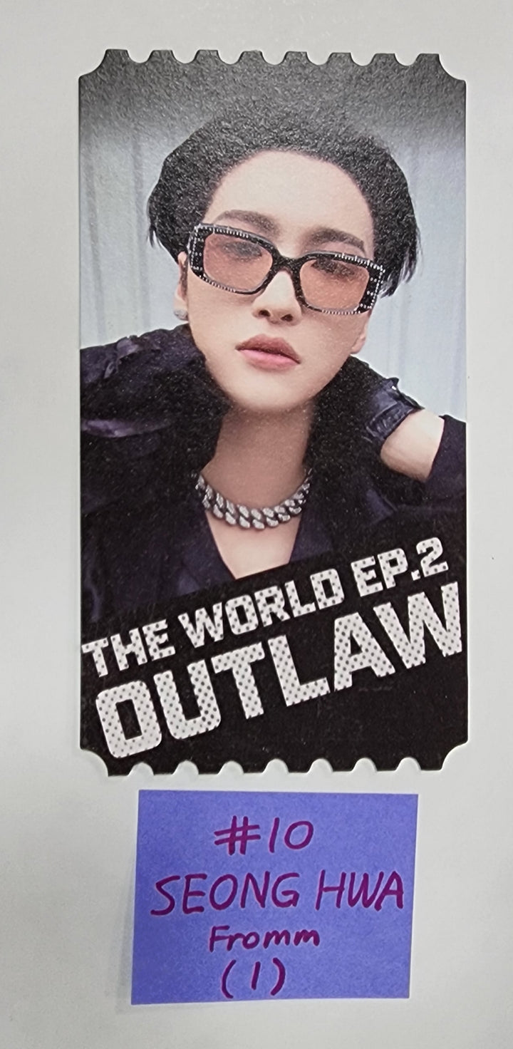 ATEEZ "THE WORLD EP.2 " - Fromm Pre-Order Benefit Photocard, Ticket - HALLYUSUPERSTORE