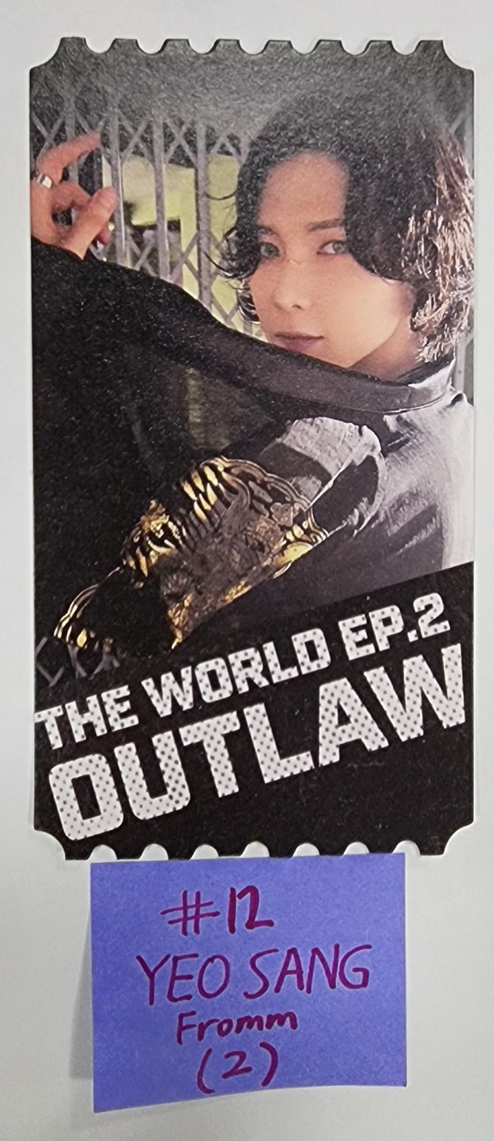 ATEEZ "THE WORLD EP.2 " - Fromm Pre-Order Benefit Photocard, Ticket - HALLYUSUPERSTORE