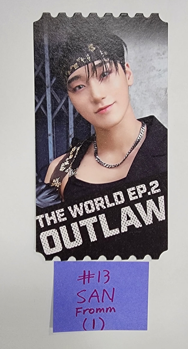 ATEEZ "THE WORLD EP.2 " - Fromm Pre-Order Benefit Photocard, Ticket - HALLYUSUPERSTORE