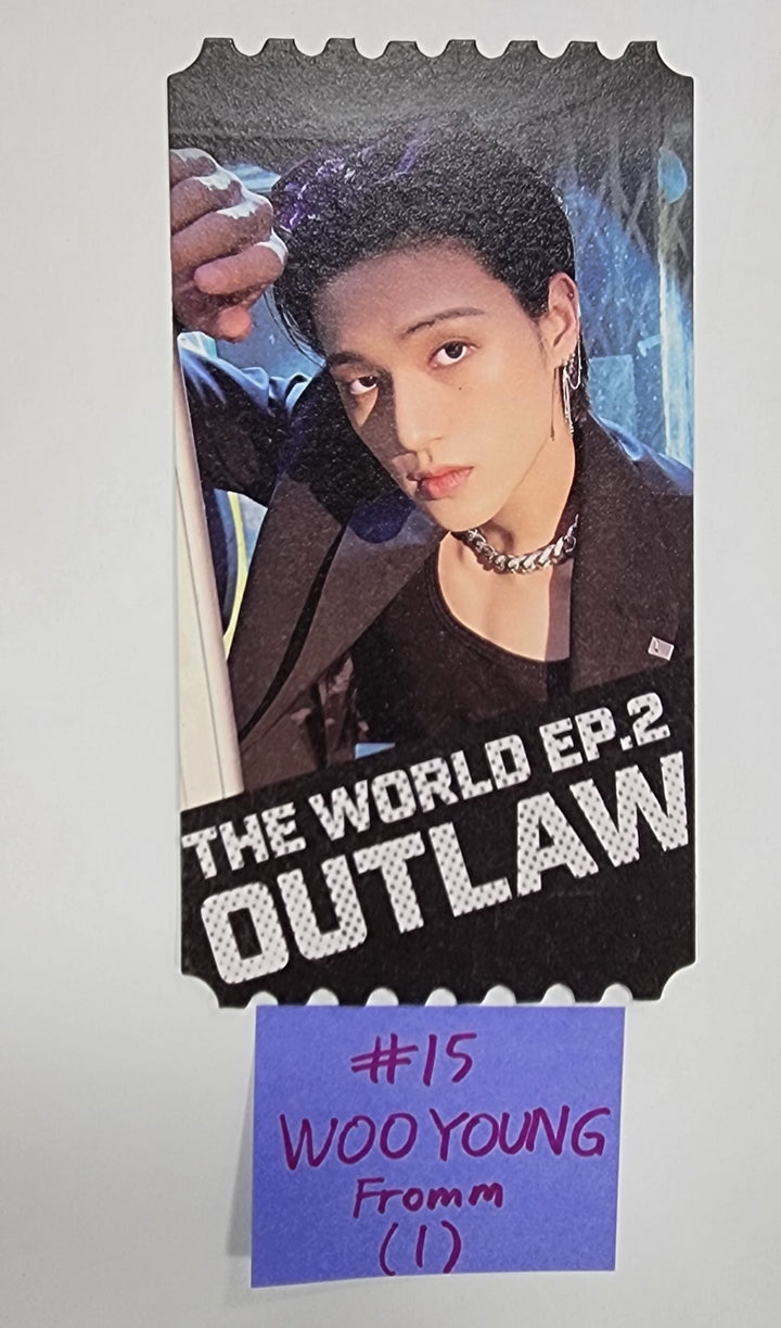 ATEEZ "THE WORLD EP.2 " - Fromm Pre-Order Benefit Photocard, Ticket - HALLYUSUPERSTORE