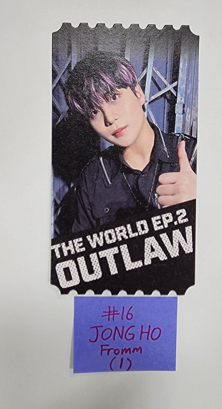 ATEEZ "THE WORLD EP.2 " - Fromm Pre-Order Benefit Photocard, Ticket - HALLYUSUPERSTORE