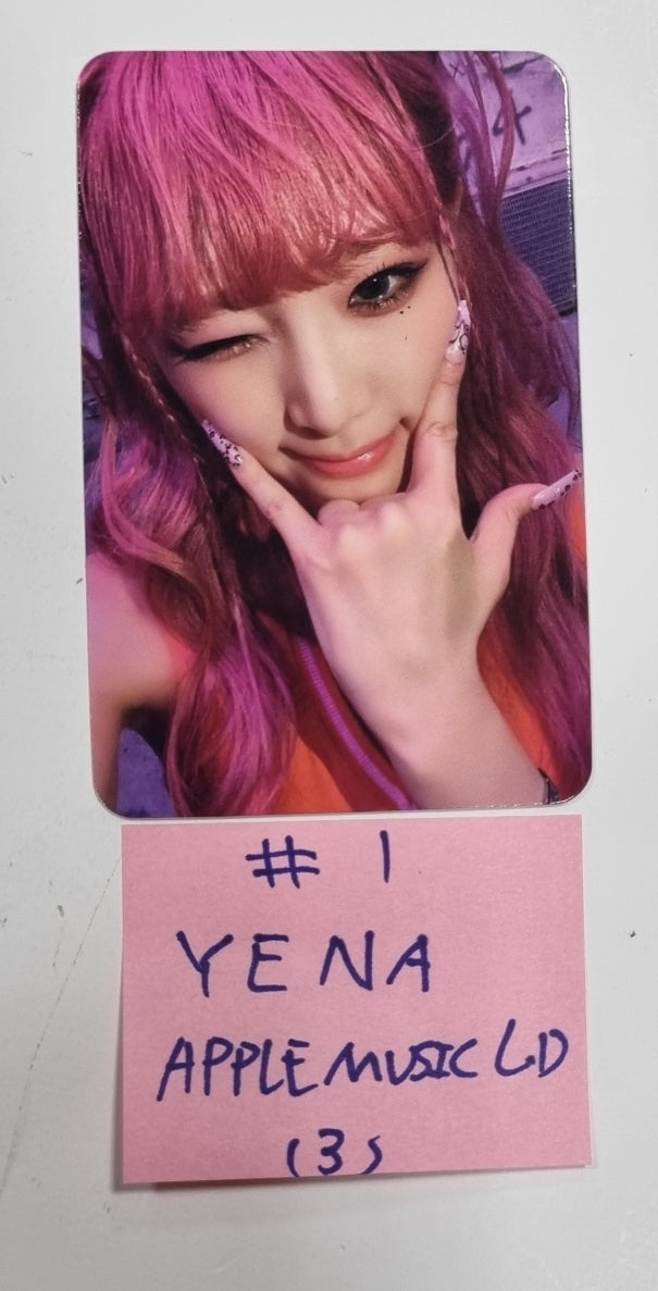 Yena "HATE XX" - Apple Music Lucky Draw Event photocard - HALLYUSUPERSTORE