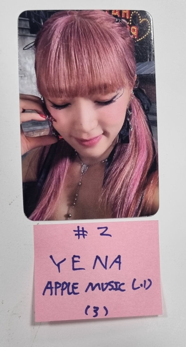 Yena "HATE XX" - Apple Music Lucky Draw Event photocard - HALLYUSUPERSTORE