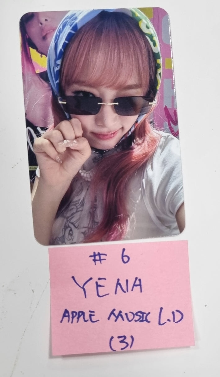 Yena "HATE XX" - Apple Music Lucky Draw Event photocard - HALLYUSUPERSTORE