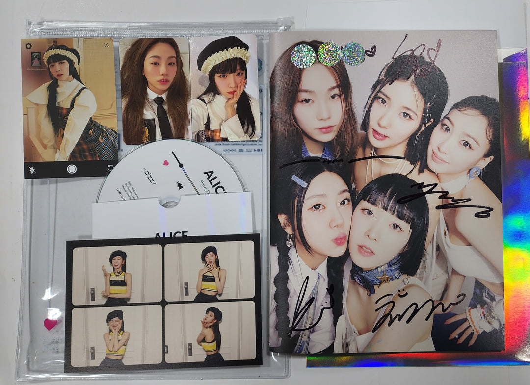 ALICE "SHOW DOWN" - Hand Autographed(Signed) Album - HALLYUSUPERSTORE