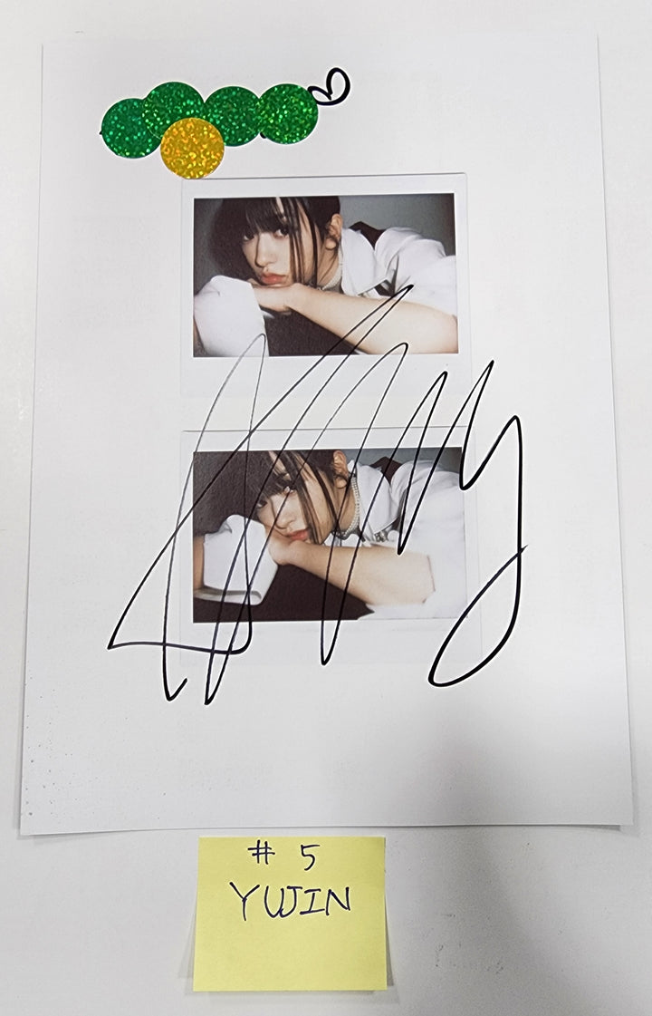 IVE 'I've IVE' - A Cut Page From Fansign Event Albums - HALLYUSUPERSTORE