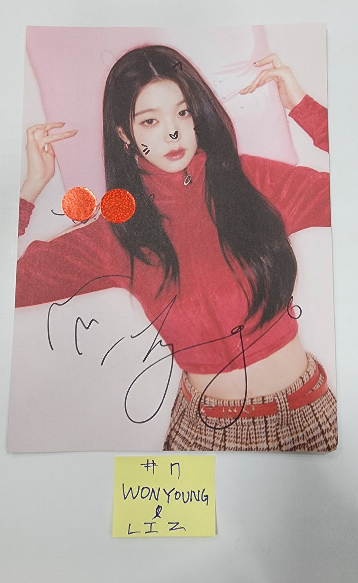 IVE 'I've IVE' - A Cut Page From Fansign Event Albums - HALLYUSUPERSTORE