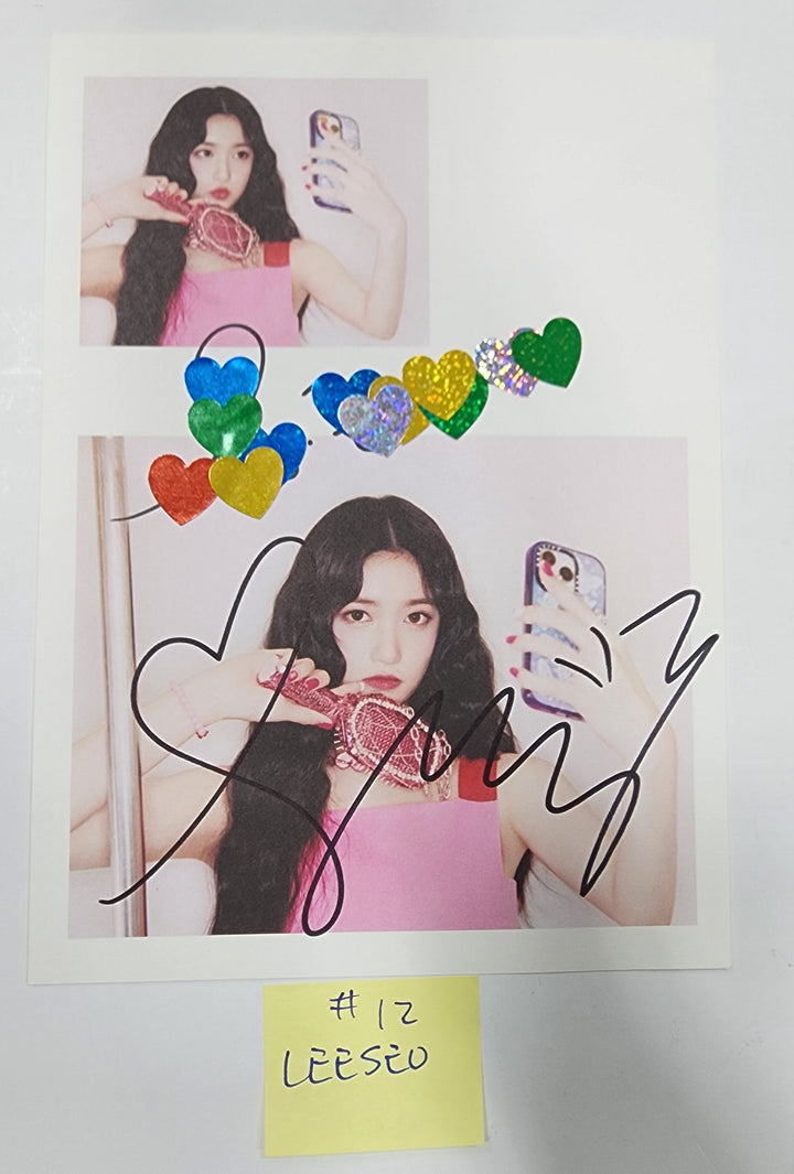 IVE 'I've IVE' - A Cut Page From Fansign Event Albums - HALLYUSUPERSTORE