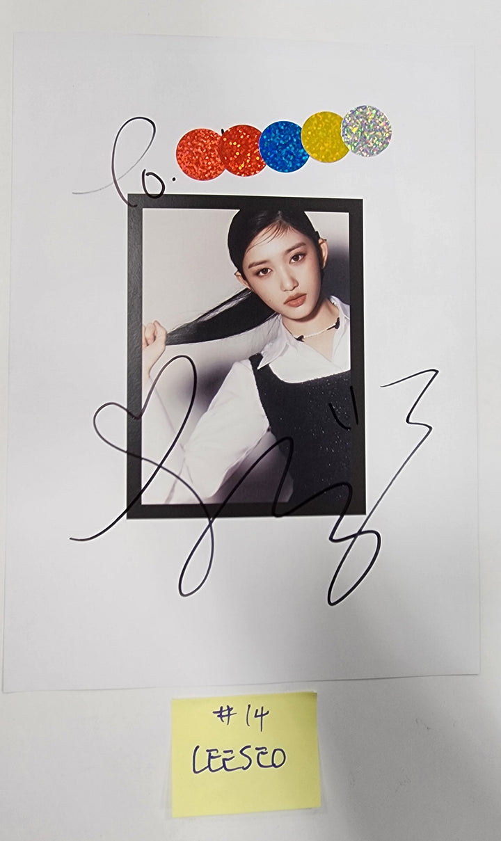 IVE 'I've IVE' - A Cut Page From Fansign Event Albums - HALLYUSUPERSTORE