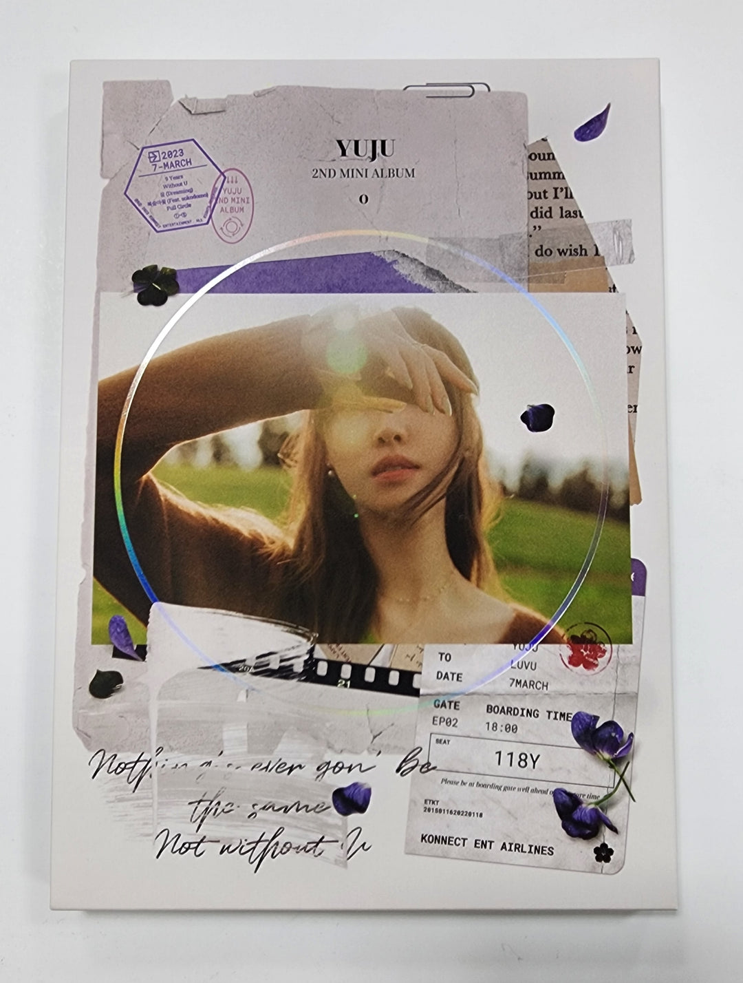 YUJU (Of GFRIEND) "O" - Hand Autographed(Signed) Album - HALLYUSUPERSTORE