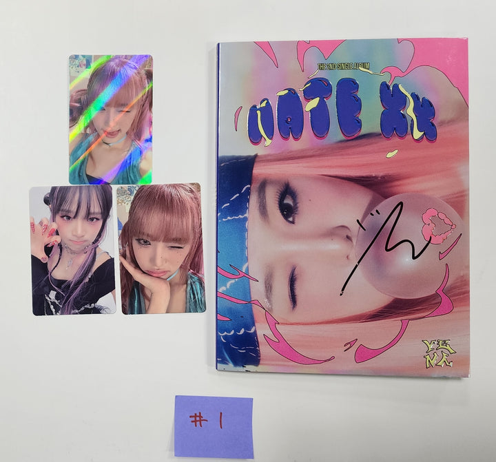 Yena "HATE XX" - Hand Autographed(Signed) Promo Album - HALLYUSUPERSTORE