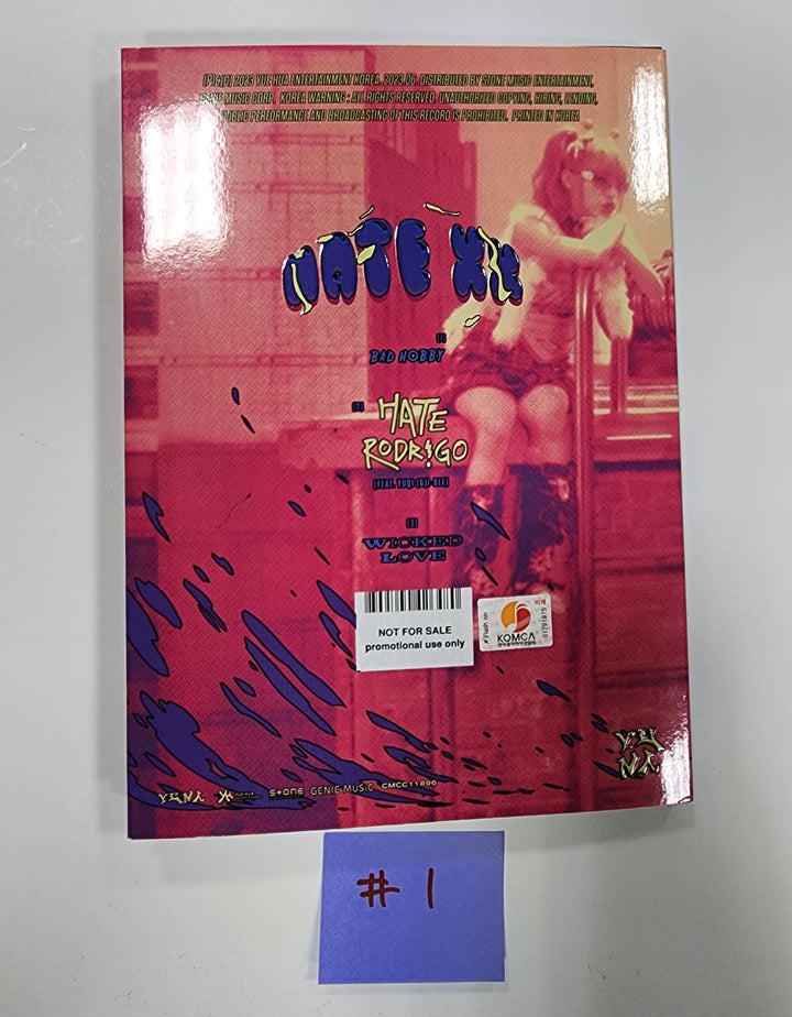 Yena "HATE XX" - Hand Autographed(Signed) Promo Album - HALLYUSUPERSTORE