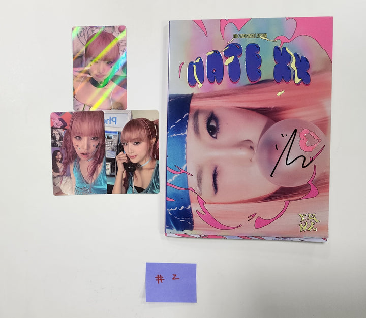 Yena "HATE XX" - Hand Autographed(Signed) Promo Album - HALLYUSUPERSTORE