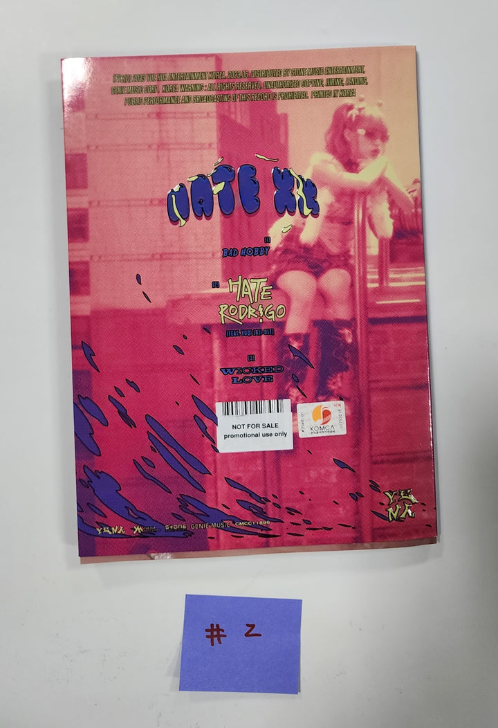 Yena "HATE XX" - Hand Autographed(Signed) Promo Album - HALLYUSUPERSTORE