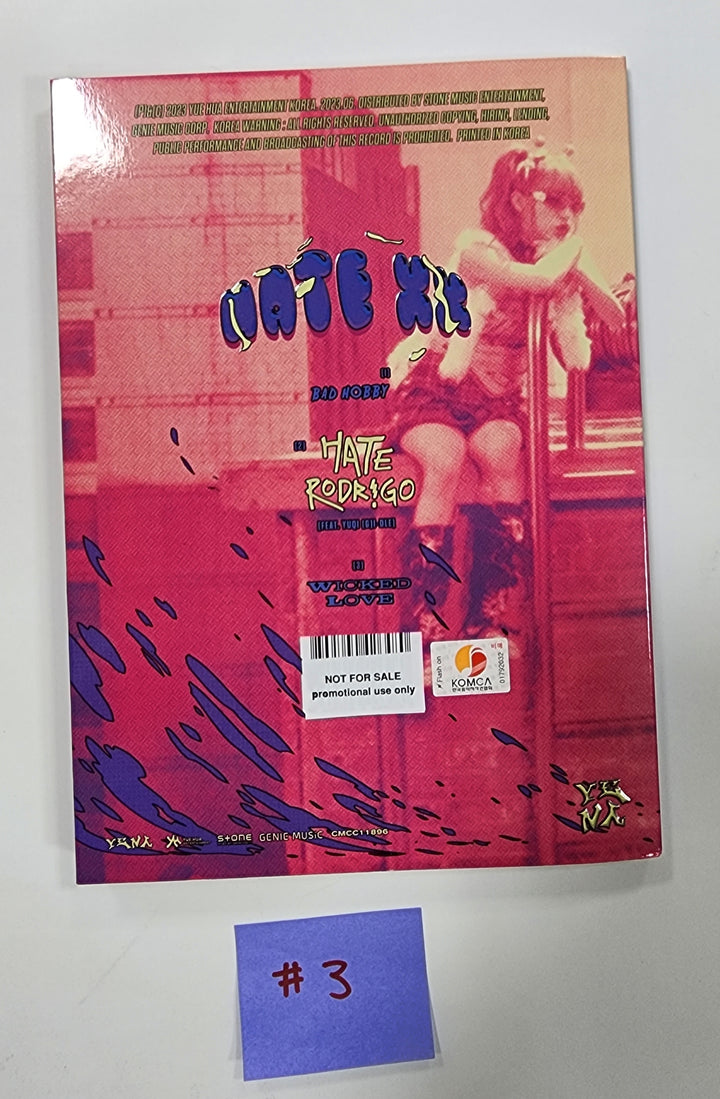 Yena "HATE XX" - Hand Autographed(Signed) Promo Album - HALLYUSUPERSTORE