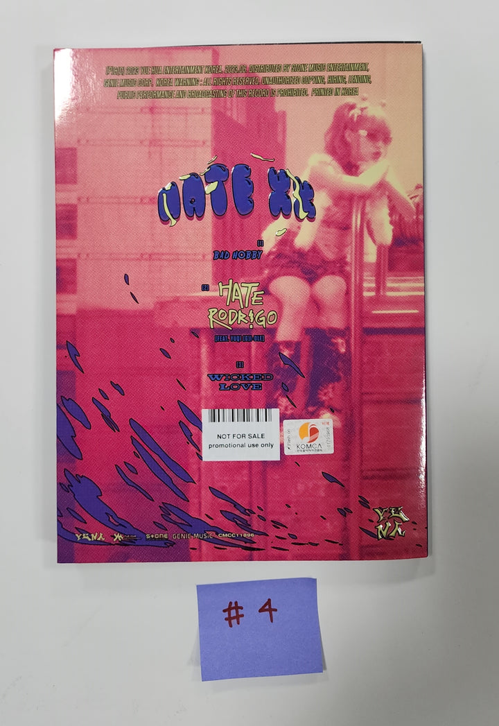 Yena "HATE XX" - Hand Autographed(Signed) Promo Album - HALLYUSUPERSTORE