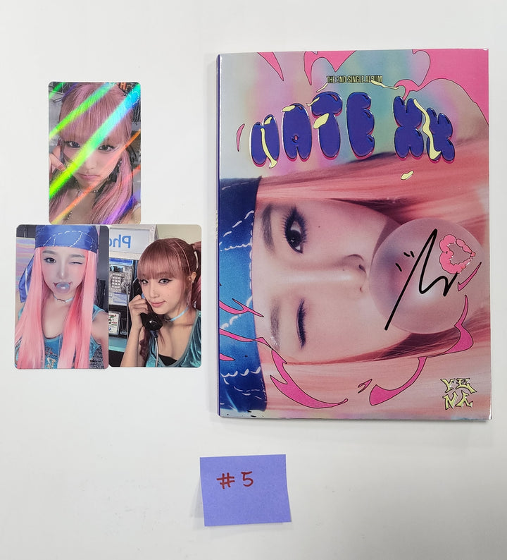 Yena "HATE XX" - Hand Autographed(Signed) Promo Album - HALLYUSUPERSTORE