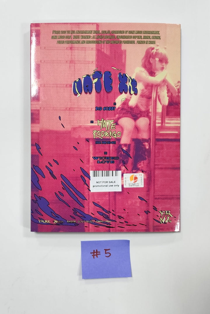 Yena "HATE XX" - Hand Autographed(Signed) Promo Album - HALLYUSUPERSTORE