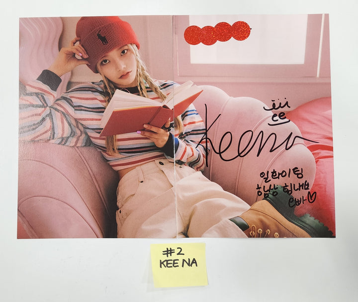 FIFTY FIFTY "The Beginning: Cupid" - A Cut Page From Fansign Event Album - HALLYUSUPERSTORE