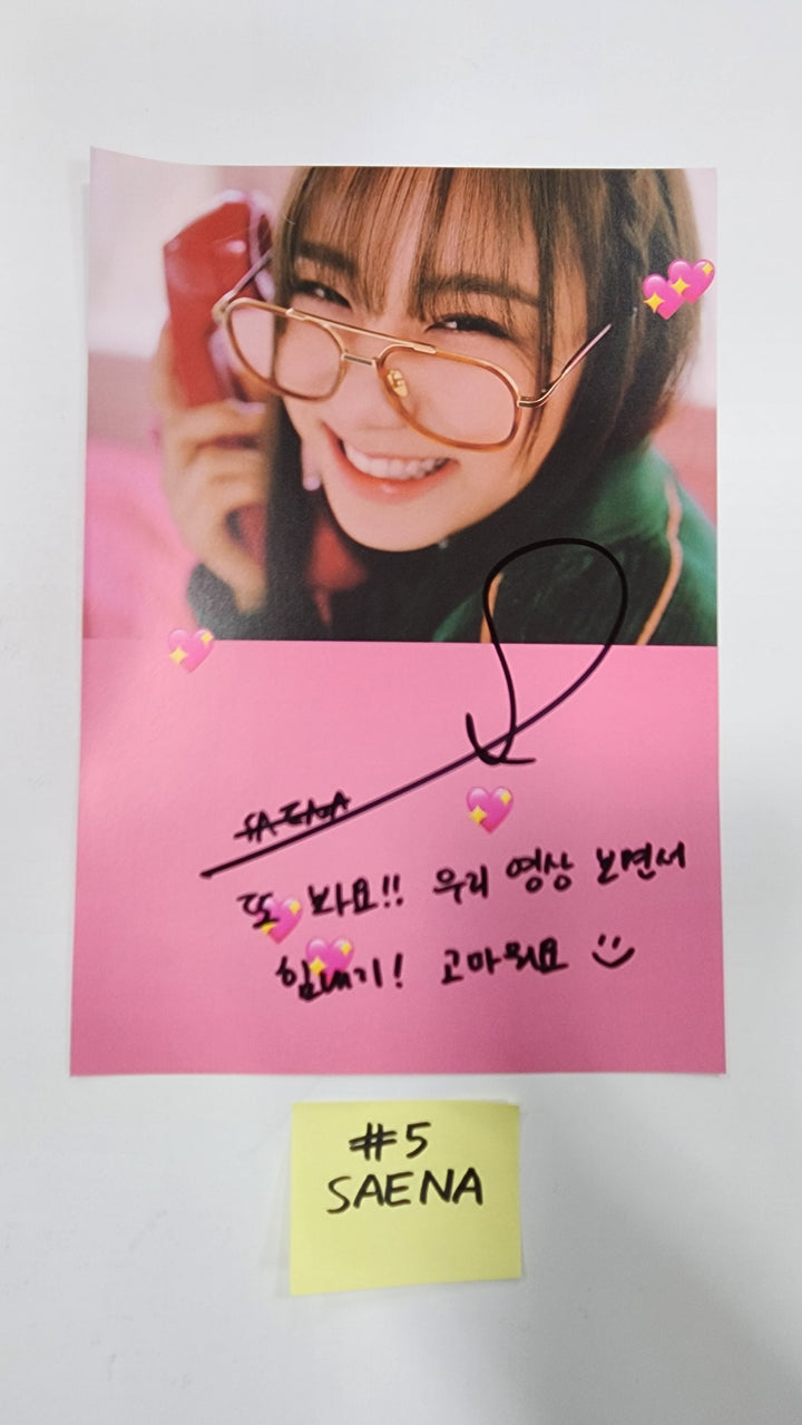 FIFTY FIFTY "The Beginning: Cupid" - A Cut Page From Fansign Event Album - HALLYUSUPERSTORE