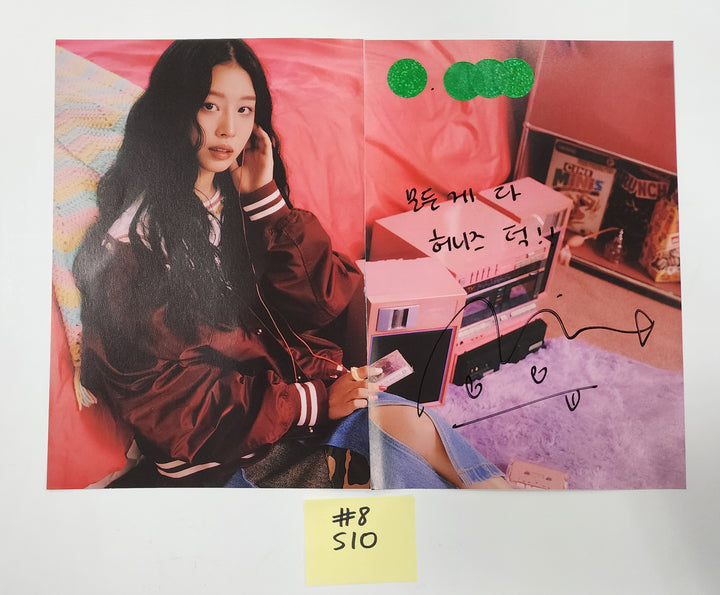 FIFTY FIFTY "The Beginning: Cupid" - A Cut Page From Fansign Event Album - HALLYUSUPERSTORE