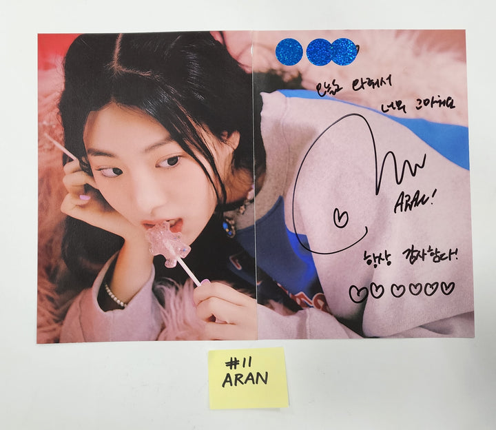 FIFTY FIFTY "The Beginning: Cupid" - A Cut Page From Fansign Event Album - HALLYUSUPERSTORE