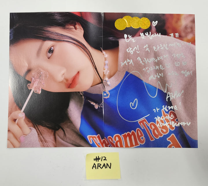 FIFTY FIFTY "The Beginning: Cupid" - A Cut Page From Fansign Event Album - HALLYUSUPERSTORE