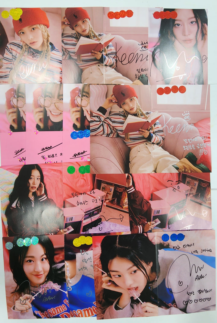 FIFTY FIFTY "The Beginning: Cupid" - A Cut Page From Fansign Event Album - HALLYUSUPERSTORE