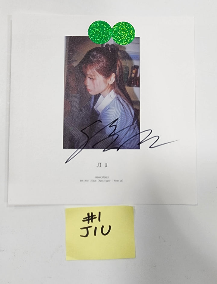 Dreamcatcher "Apocalypse : From us" - A Cut Page From Fansign Event Album - HALLYUSUPERSTORE