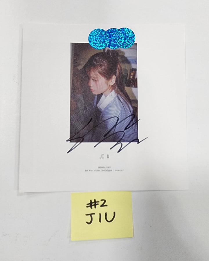 Dreamcatcher "Apocalypse : From us" - A Cut Page From Fansign Event Album - HALLYUSUPERSTORE