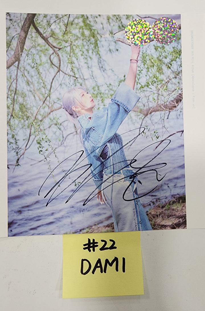 Dreamcatcher "Apocalypse : From us" - A Cut Page From Fansign Event Album - HALLYUSUPERSTORE