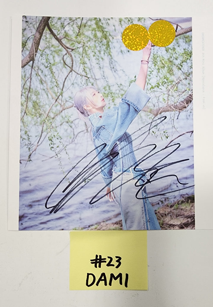 Dreamcatcher "Apocalypse : From us" - A Cut Page From Fansign Event Album - HALLYUSUPERSTORE