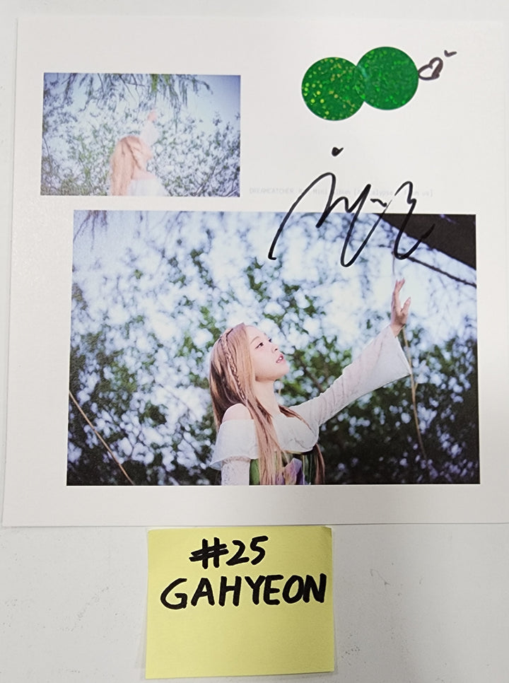Dreamcatcher "Apocalypse : From us" - A Cut Page From Fansign Event Album - HALLYUSUPERSTORE