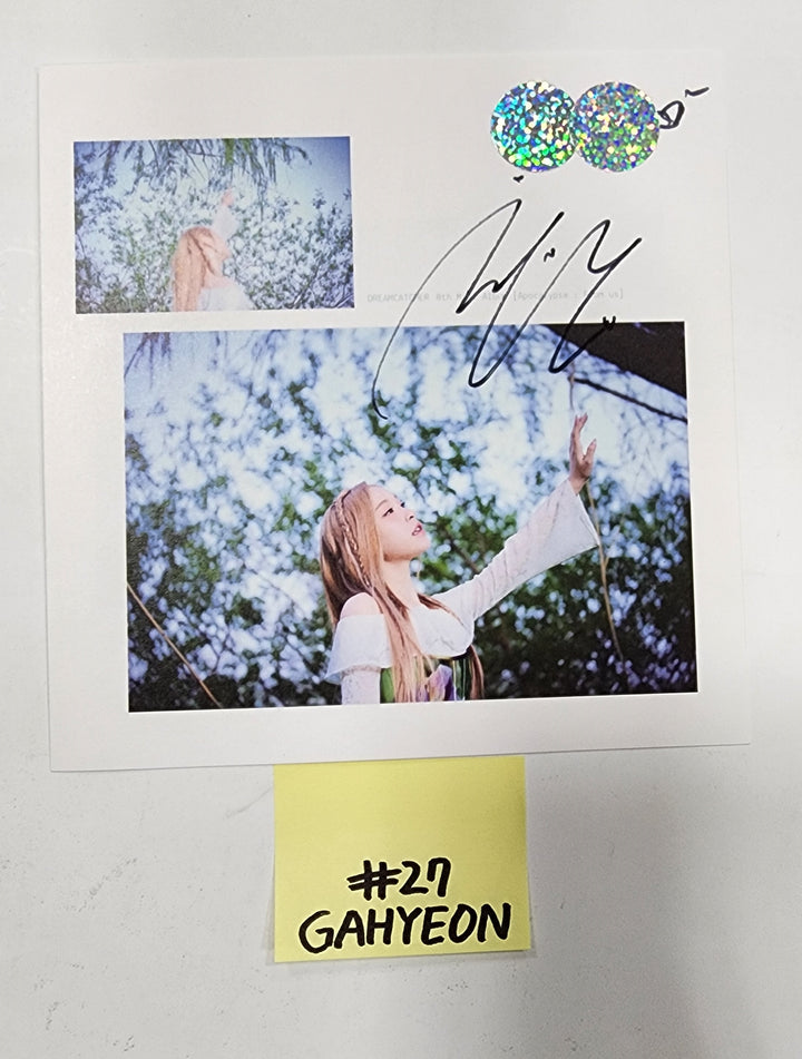 Dreamcatcher "Apocalypse : From us" - A Cut Page From Fansign Event Album - HALLYUSUPERSTORE