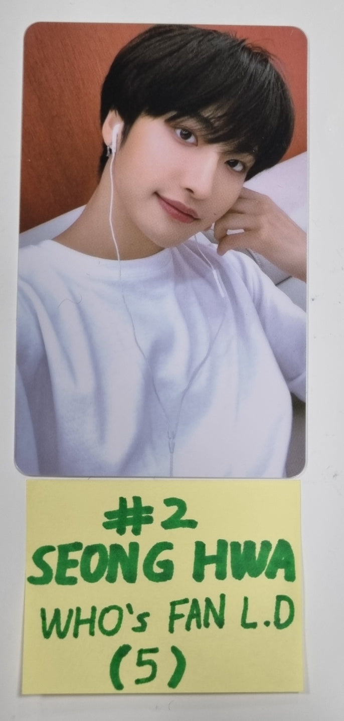 ATEEZ "THE WORLD EP.2"  - Whosfan Cafe Lucky Draw Event PVC Photocards & 4x6 Photo - HALLYUSUPERSTORE