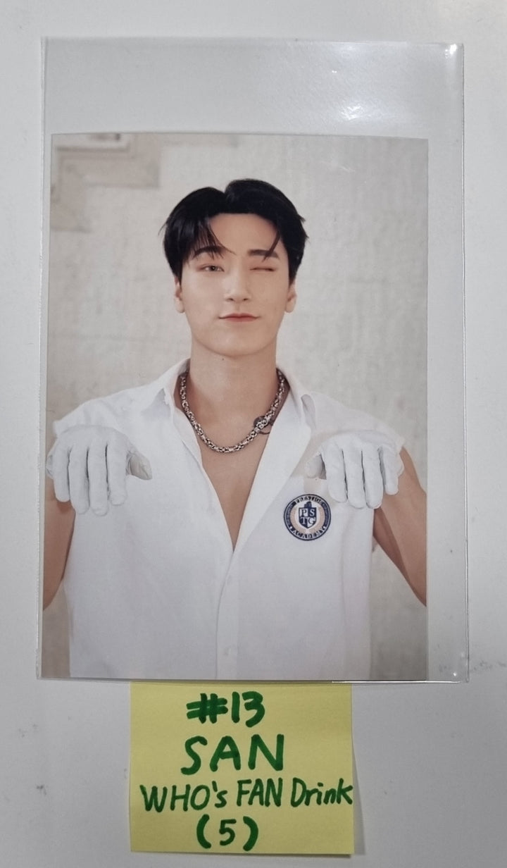 ATEEZ "THE WORLD EP.2"  - Whosfan Cafe Lucky Draw Event PVC Photocards & 4x6 Photo - HALLYUSUPERSTORE