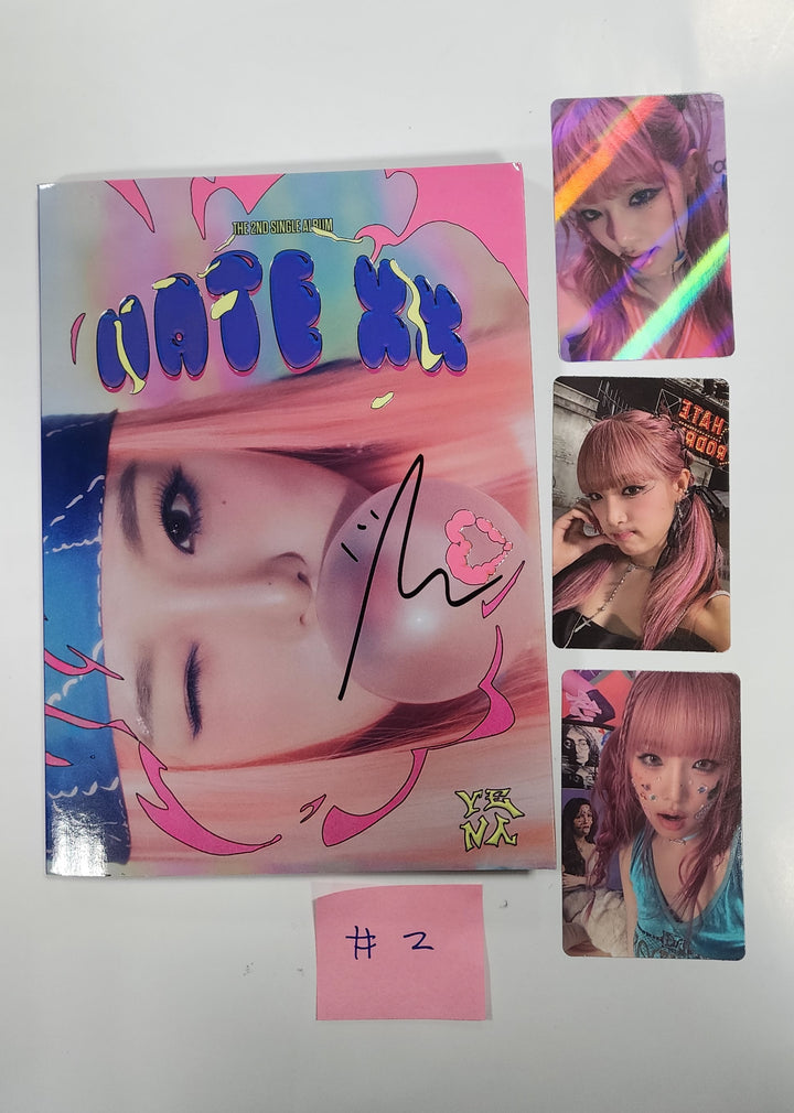 Yena "HATE XX" - Hand Autographed(Signed) Promo Album - HALLYUSUPERSTORE