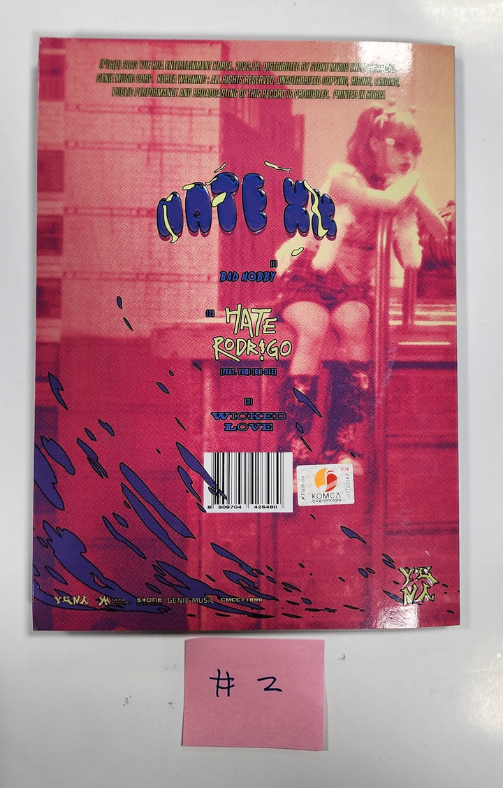 Yena "HATE XX" - Hand Autographed(Signed) Promo Album - HALLYUSUPERSTORE