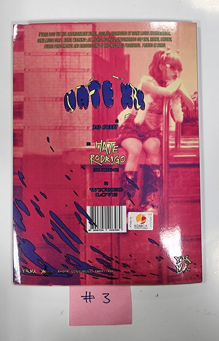 Yena "HATE XX" - Hand Autographed(Signed) Promo Album - HALLYUSUPERSTORE