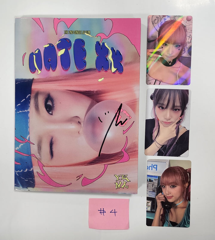 Yena "HATE XX" - Hand Autographed(Signed) Promo Album - HALLYUSUPERSTORE