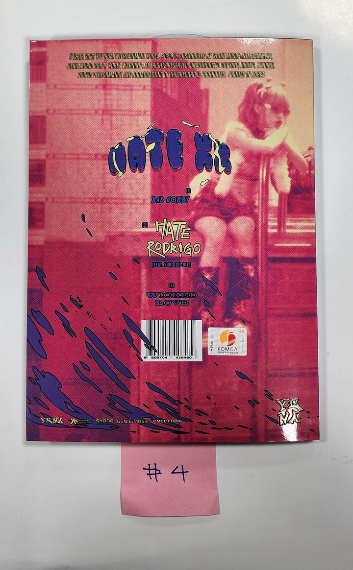 Yena "HATE XX" - Hand Autographed(Signed) Promo Album - HALLYUSUPERSTORE