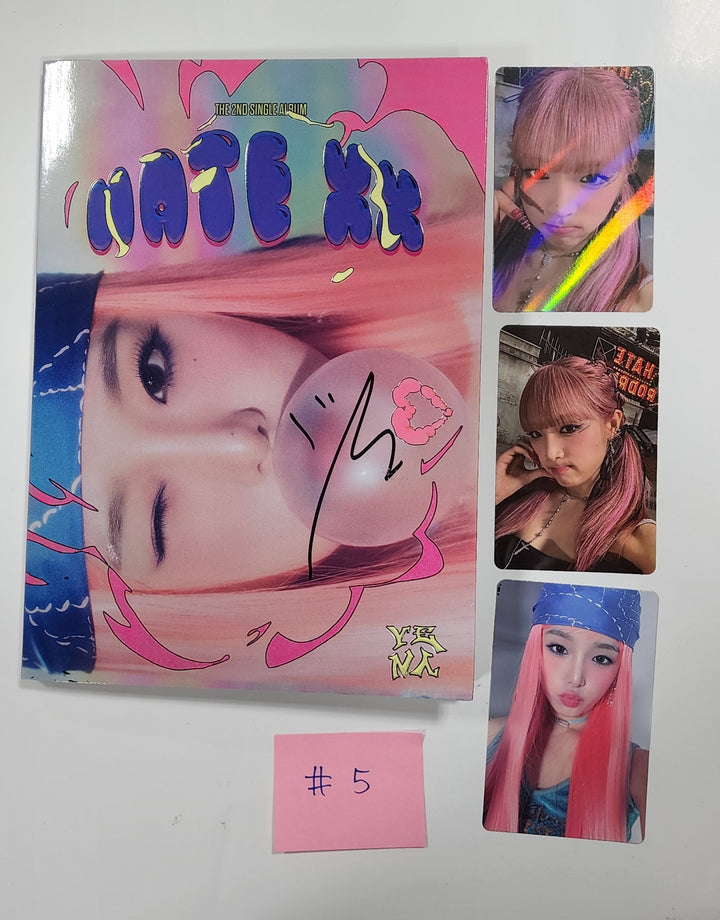 Yena "HATE XX" - Hand Autographed(Signed) Promo Album - HALLYUSUPERSTORE