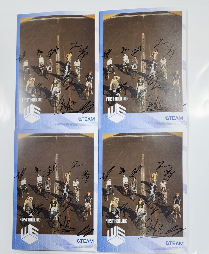 &TEAM  "First Howling : WE" - Hand Autographed(Signed) Promo Album - HALLYUSUPERSTORE