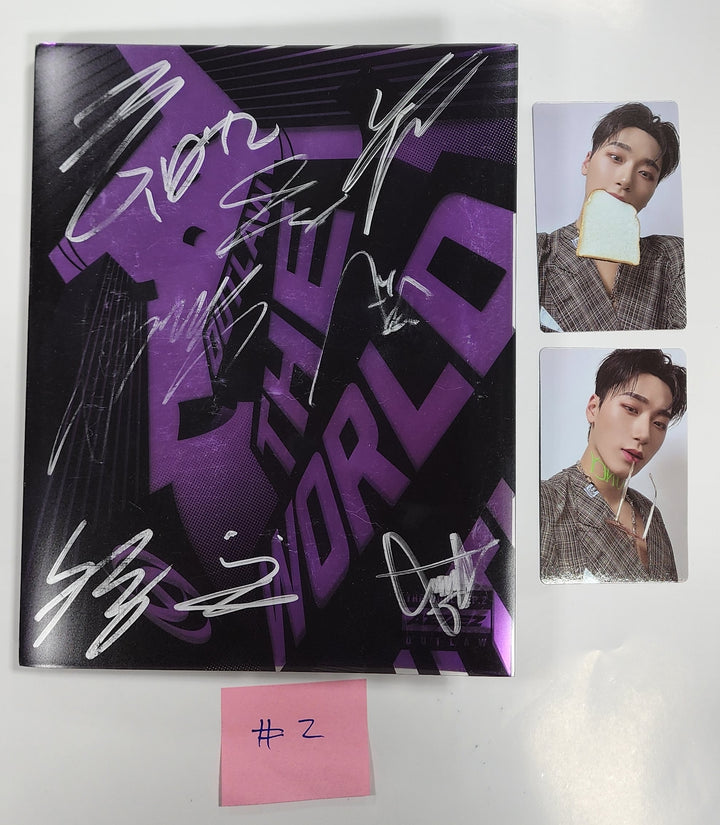 ATEEZ "THE WORLD EP.2 " 9th Mini - Hand Autographed(Signed) Promo Album - Must read! - HALLYUSUPERSTORE
