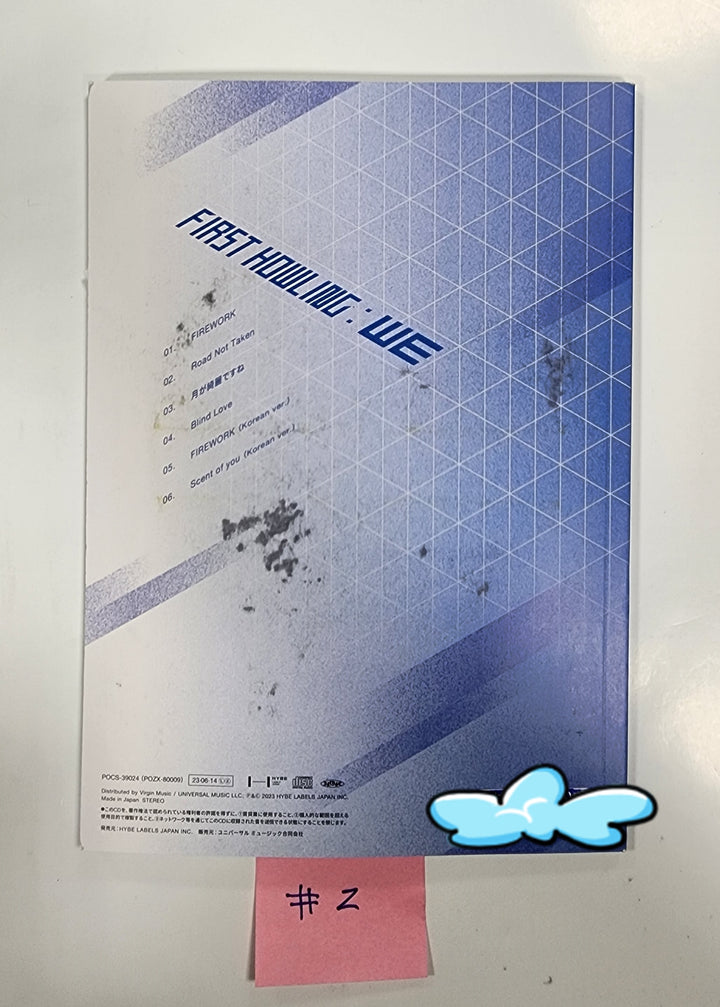 &TEAM  "First Howling : WE" - Hand Autographed(Signed) Promo Album - HALLYUSUPERSTORE