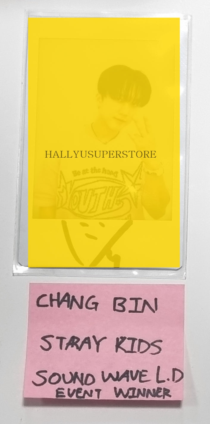 Chang Bin (Of Stray Kids) "★★★★★ (5-STAR)" - Hand Autographed(Signed) Polaroid - HALLYUSUPERSTORE