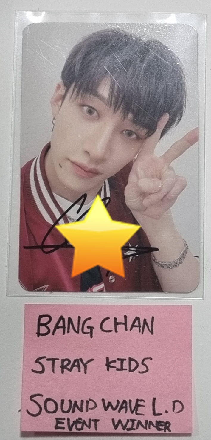 Stray Kids 5 store Star Bang Chan Signed Postcard