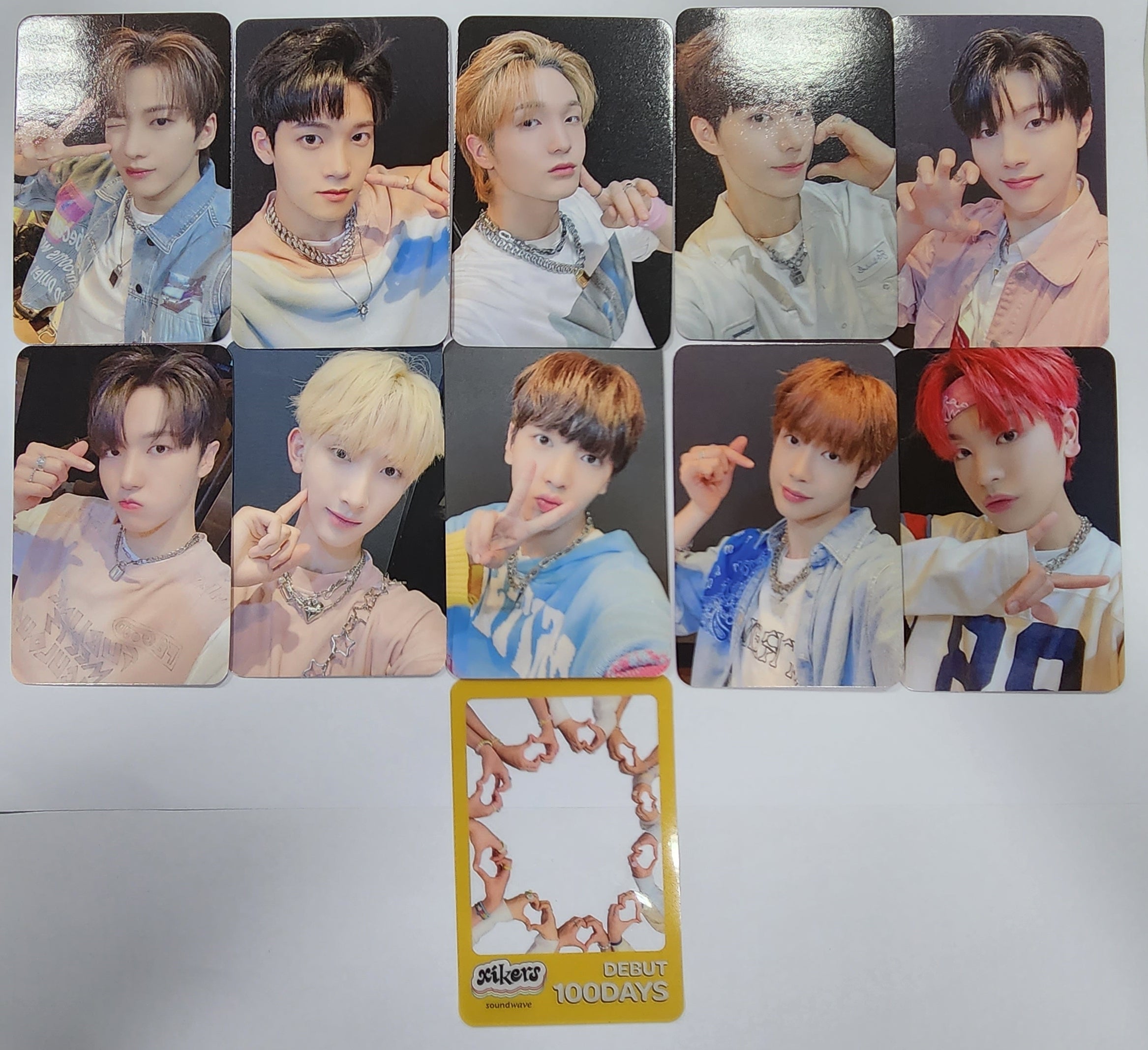 Xikers DEBUT 100DAYS - Soundwave Special Gift Event Photocards 
