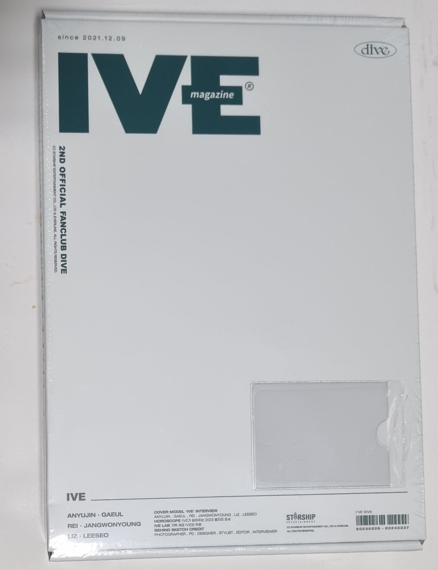 IVE - 2st Official Fanclub DIVE Membership Event Official Kit - HALLYUSUPERSTORE